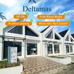 Rumah Ready Stock Cicilan 3 Jutaan, KPR DP 0, di Deltamas Cikarang lokasi di Cikarang Pusat, tersedia melalui melalui situs Olx