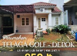Rumah second dijual dalam perumahan telaga golf sawangan depok. Cluster France, espanola dan belanda lokasi di sawangan-1, tersedia melalui melalui situs Lamudi