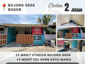 Rumah Siap Huni deket stasiun KRL Bojong DP 10 Juta AKad Cicil 2 JUTAAN Saja lokasi di Tajurhalang, tersedia melalui melalui situs Olx