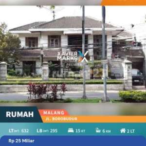Rumah Super Luas Besar di Poros Jalan Borobudur Lowokwaru Malang , tersedia melalui melalui situs Rumah123