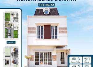 Rumah terbaru 2 lantai termurah di jakarta timur lokasi di cipayung-1, tersedia melalui melalui situs Lamudi