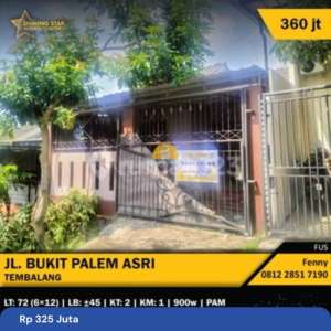 Rumah Tinggal Bagus di Bukit Palem Asri Tembalang , tersedia melalui melalui situs Rumah123