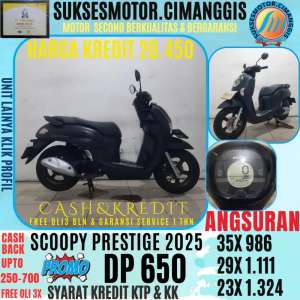 Jual bekas SCOOPY PRESTIGE CASHBACK UPTO 700 RIBUAN FREE OLI3X,lokasi di Bogor Barat - Kota