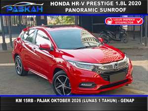 Jual bekas SUNROOF Km15k GENAP Honda HRV 1.8 PRESTIGE 2020 HRV PRESTIGE 2020,lokasi di 