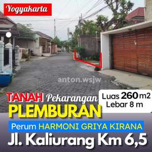 Tanah Bagus Jogja PLEMBURAN Lt 260 m SHM cocok untuk Kost lokasi di Ngaglik, tersedia melalui melalui situs Olx
