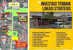 Tanah Dan Bangunan Lokasi Strategis Pinggir Jalan Raya DR16673 lokasi di Karanganyar, tersedia melalui melalui situs Olx