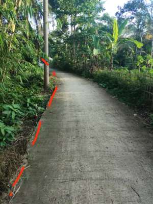 Tanah Luas 750 m Pinggir Jalan6 KM ke Stasiun Rangkasbitung lokasi di Cibadak, tersedia melalui melalui situs Olx