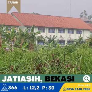 Tanah Siap Bangun, Murah di Jatiasih, Bekasi dekat Kolam Renang Ohana lokasi di Jatiasih, tersedia melalui melalui situs Olx