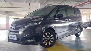 Jual bekas TDP 10JT Nissan Serena 2.0 Highway Star Bensin-AT Hitam 2019,lokasi di 