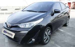 Jual bekas TDP 8,JT Toyota Vios 1.5 G Bensin-AT Hitam 2020,lokasi di 