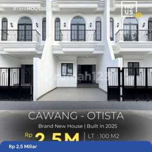 TERMURAH, DI JUAL BRAND NEW HOUSE CUMA 2 MAN, CAWANG - OTISTA, AKSES JLN 2 MOBIL, LOKASI STRATEGIS, NEGO , tersedia melalui melalui situs Rumah123