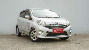 Jual bekas TOYOTA AGYA G 1.0 AT 2014 SILVER,lokasi di Jawa Barat