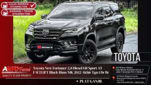 Jual bekas Toyota New Fortuner 2.8 Diesel GR Sport AT FACELIFT Black Rims 2022,lokasi di 