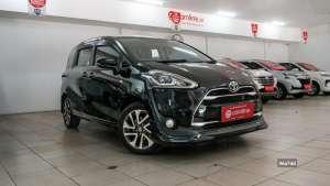 Jual bekas TOYOTA SIENTA Q 1.5 AT 2016 HITAM,lokasi di Jawa Barat