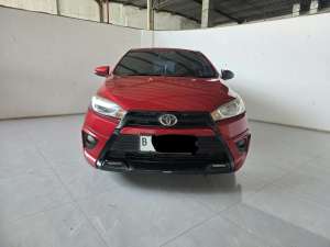 Jual bekas Toyota Yaris S TRD ATMatic2015 Merah Plat ganjil bekasi,lokasi di Jawa Barat