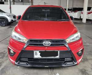 Jual bekas Toyota Yaris TRD Sportivo AT Matic 2015 Merah Siap Pakai Good Condition,lokasi di Jawa Barat