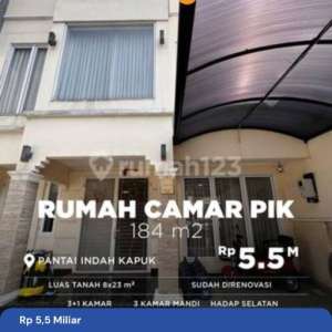 TURUN HARGA DIJUAL RUMAH PIK Camar Elok 8x23 Layout Plong Furnished , tersedia melalui melalui situs Rumah123