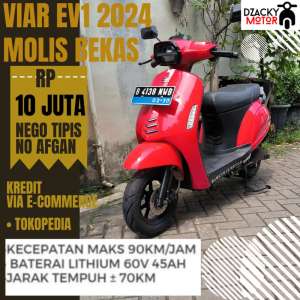 Jual bekas VIAR EV1 MOLIS 2024 SECOND LIKE NEW,lokasi di Gading Serpong