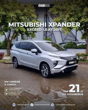 Jual bekas Xpander Exceed 1.5 at 2017 garansi mesin 5 tahun,lokasi di 