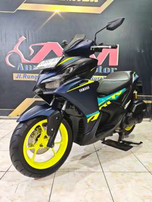 Jual bekas Yamaha Aerox 155 VVA Cyber city ABS keyles connected TH 2025 Like new,lokasi di Sukolilo