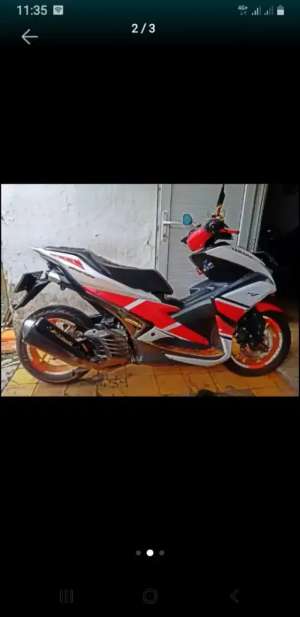 Jual bekas Yamaha aerox modif jual cepat,lokasi di Jatiasih