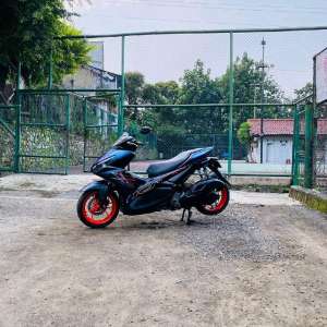 Jual bekas Yamaha all new aerox 155 cc cyber city bore up Tahun 2022,lokasi di Jakarta Timur