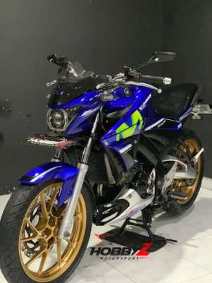 Jual bekas Yamaha vixion 155R movistar 2018 ninja modif,km 18rb,istimewa mantap,lokasi di Ciledug