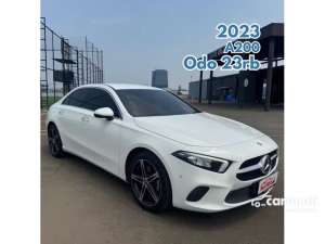 Jual bekas 2023 Mercedes-Benz A200 1.3 Progressive Line Sedan White on Black Putih Mercy A 200,lokasi di DKI Jakarta