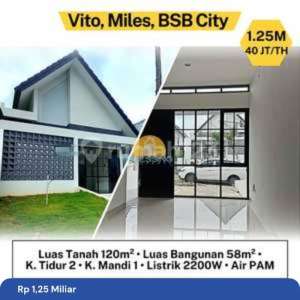 Dijual Rumah Baru Di The Miles Bsb Siap Pakai , tersedia melalui melalui situs Rumah123