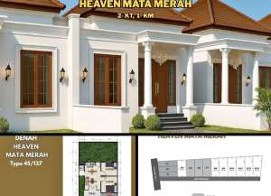 Dijual Rumah Heaven Mata Merah Palembang lokasi di kalidoni, tersedia melalui melalui situs Lamudi