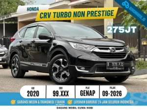 Jual bekas HONDA CRV 1.5 TURBO NON PRESTIGE AT 2020 FULL RECORD,lokasi di 