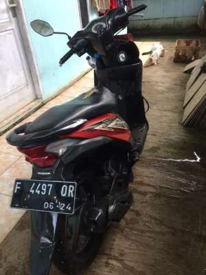 Jual bekas Motor Honda Beat Flat F Tahun 2014,lokasi di Sukaraja