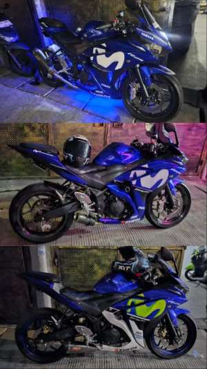 Jual bekas Yamaha R25 Edisi Movistar 2016 Modifikasi,lokasi di Penjaringan