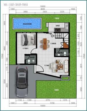 Ada Kolam Renang, Rumah di Palagan Siap Bangun Dekat Hyatt Jogja , tersedia melalui melalui situs Olx