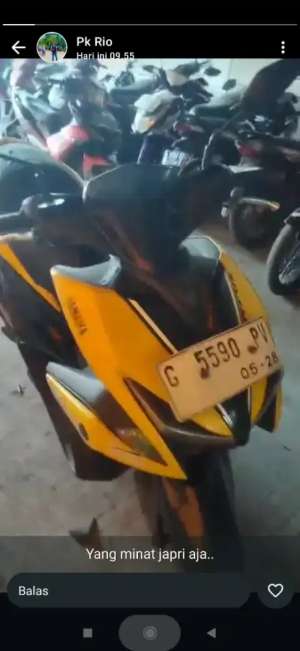 Jual bekas aerox type r 2018,lokasi di Tersono