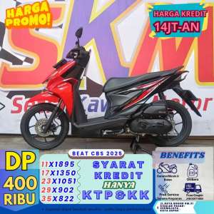 Jual bekas bayar 300 bisa bawa plng MTR beat 2025 cash credt,lokasi di Cibinong
