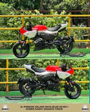 Jual bekas CF MOTO PAPIO XO-1 TH 2024 WARNA FIERY RED PERFECT CONDITION,lokasi di Jakarta Pusat