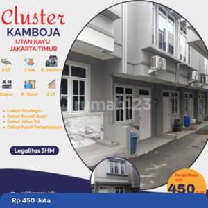 Cluster 2 Lantai Non Carport Jl Kamboja Utan Kayu Jakarta Timur , tersedia melalui melalui situs Rumah123