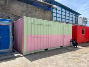 Container Kantor dan Cafe Dapur di Atas Lahan 150m lokasi di Kosambi, tersedia melalui melalui situs Olx