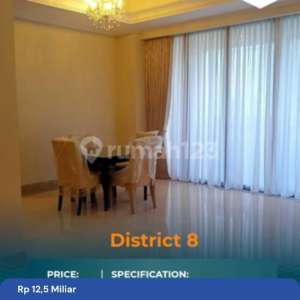 Dijual Apartemen District 8 3Br dengan Harga yang Sangat Jarang , tersedia melalui melalui situs Rumah123