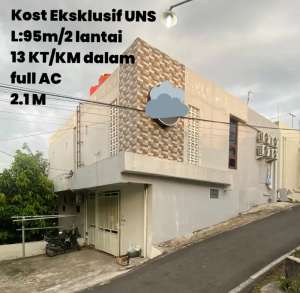 Dijual Kost Eksklusif UNS 13KT full AC lokasi di UNS, tersedia melalui melalui situs Olx