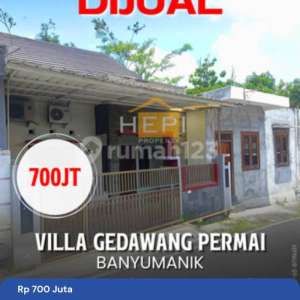 Dijual Rumah di Villa Gedawang Permai Banyumanik Semarang , tersedia melalui melalui situs Rumah123