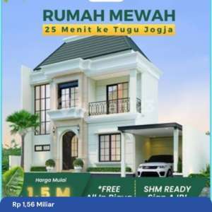 Dijual Rumah Kolam Renang Pribadi Sleman Jogja Dekat Ringroad , tersedia melalui melalui situs Rumah123