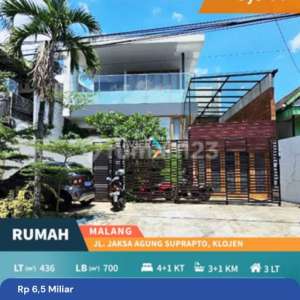 Dijual Rumah Modern Premium di Jaksa Agung Suprapto, Klojen Malang , tersedia melalui melalui situs Rumah123
