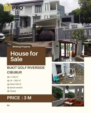 DIJUAL RUMAH MURAH DI BUKIT GOLF RIVERSIDE CIBUBUR DEKAT TOL CIMANGGIS , tersedia melalui melalui situs Olx