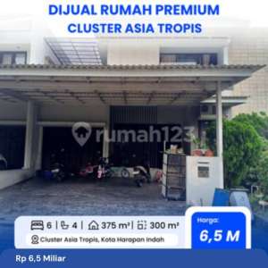 Dijual Rumah Premium Cluster Asia Tropis - Kota Harapan Indah, Bekasi , tersedia melalui melalui situs Rumah123