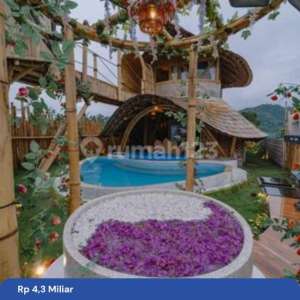 Dijual Villa Baru Konsep BambuAlam View Sawah di Karangasem , tersedia melalui melalui situs Rumah123