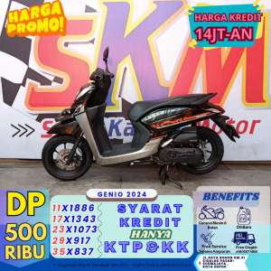 Jual bekas heboh bayar 500 proses KTPKK Genio 2024 cash credt,lokasi di Cempaka Putih