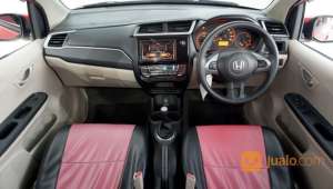 Jual bekas Honda Brio E Satya MT 2017 Merah,lokasi di Kota Tangerang Selatan