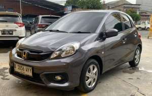 Jual bekas Honda Brio Satya E CVT 2016 Abu-abu kilometer 55rbpajak Des-2026,lokasi di Jawa Barat